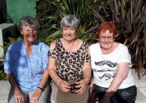 Friends enjoying the sun